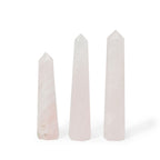 Rose Quartz Six Face Obelisk Point approx 11cm – view 4