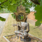 Hamsa Mirror Wind Chime - 5 Bells, 19x65cm – view 3