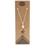 Tiger Eye Healing Hands Gemstone Pendant Necklace – view 4