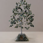 Moss Agate Gemstone Tree with Orgonite Base - 320 Stone – view 4