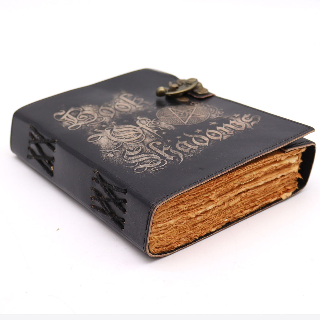 Book of Shadows Leather Journal, 200 Deckle Pages – 15x21 cm – view 2