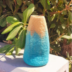 Felt Flower Vases, Set of 3 Assorted Designs