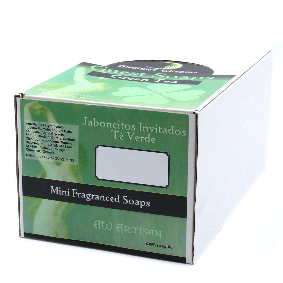 Heart Guest Soaps - Green Tea - Pack of 10 – view 6