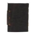 Leather Confessions Notebook with Lock, Black – 13x17.5 cm – view 7