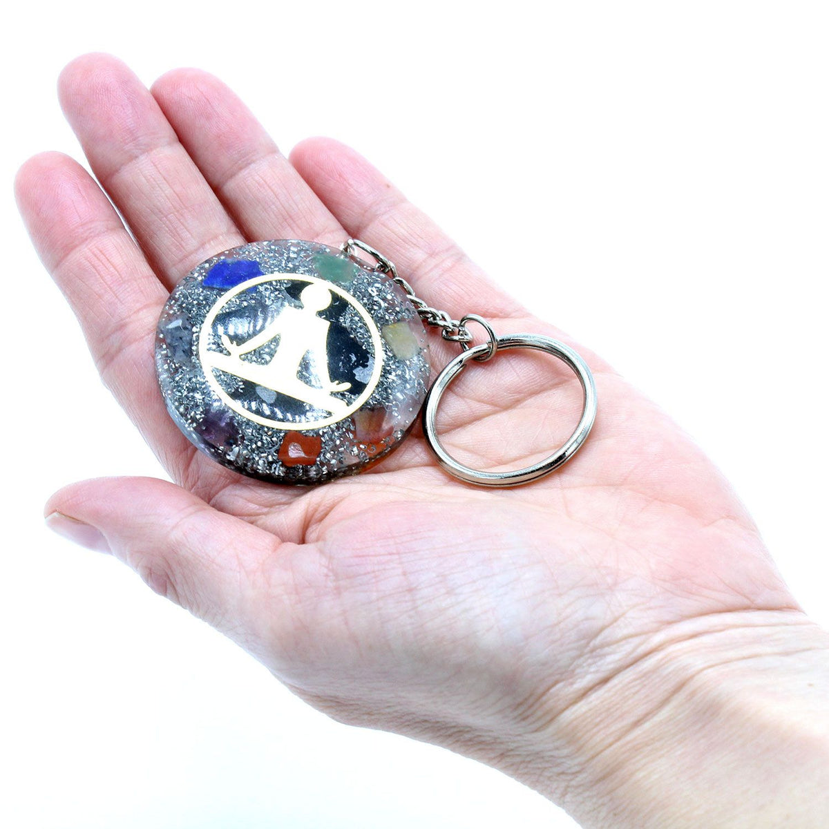 Orgonite Power Keyring - Buddha Seven Chakra – view 4