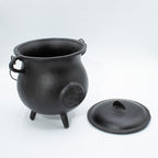 Extra Large Cast Iron Cauldron with Pentagram 23x18cm – view 4