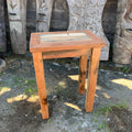 Tall Recycled Teak Display Stand