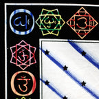 Handbrushed Cotton Wall Hanging - Chakra Buddha – view 3