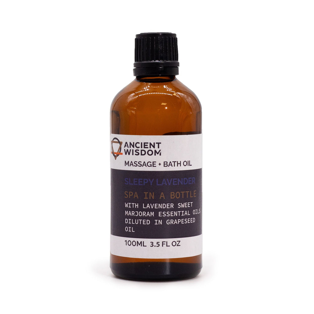 Sleepy Lavender Massage Oil with Sweet Marjoram - 100ml – view 2