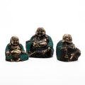 Brass Happy Buddha Set of 3 – Assorted Sizes