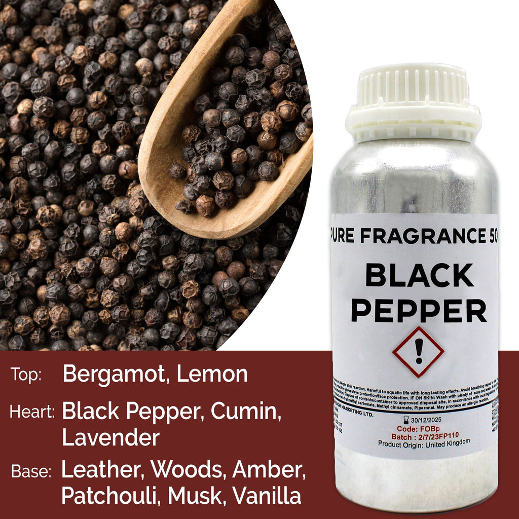 Black Pepper Pure Fragrance Oil - 500ml – view 7