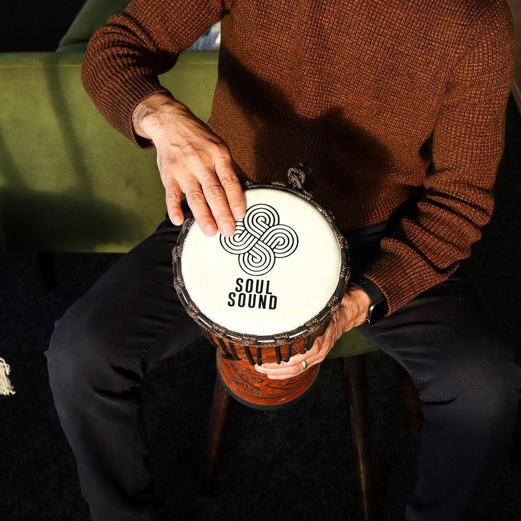 Soul Sound Djembe Drum - Medium 40cm, 18cm Head – view 5