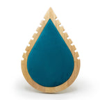 Large Teardrop Velvet Necklace Display, 26x18cm – view 2