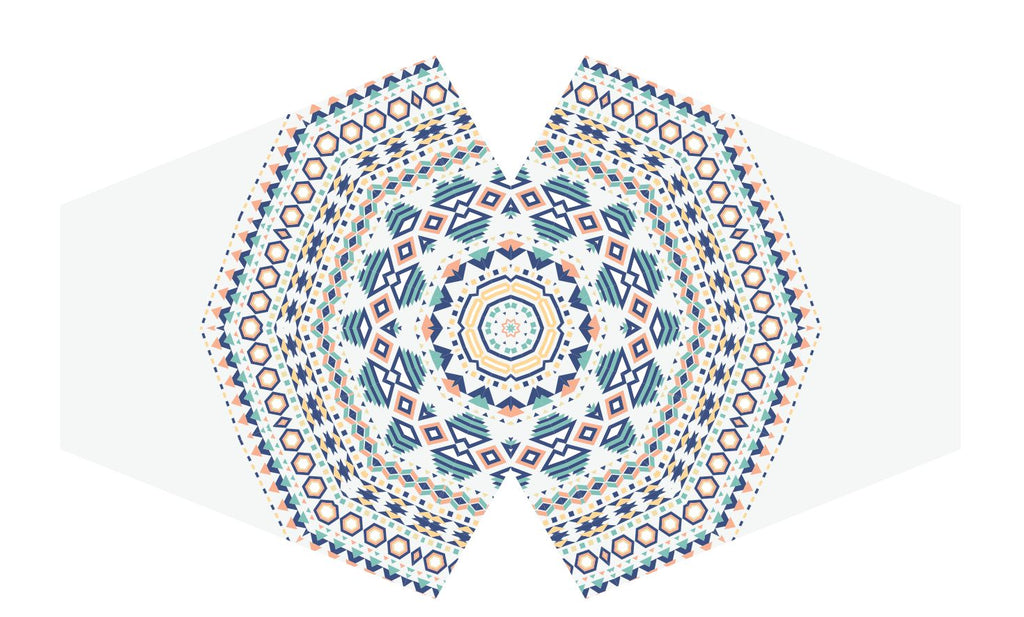 Reusable Fabric Face Covering for Adults, Aztec Tribal Print – view 9