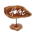 Wooden Tealight Holder Sign - Home