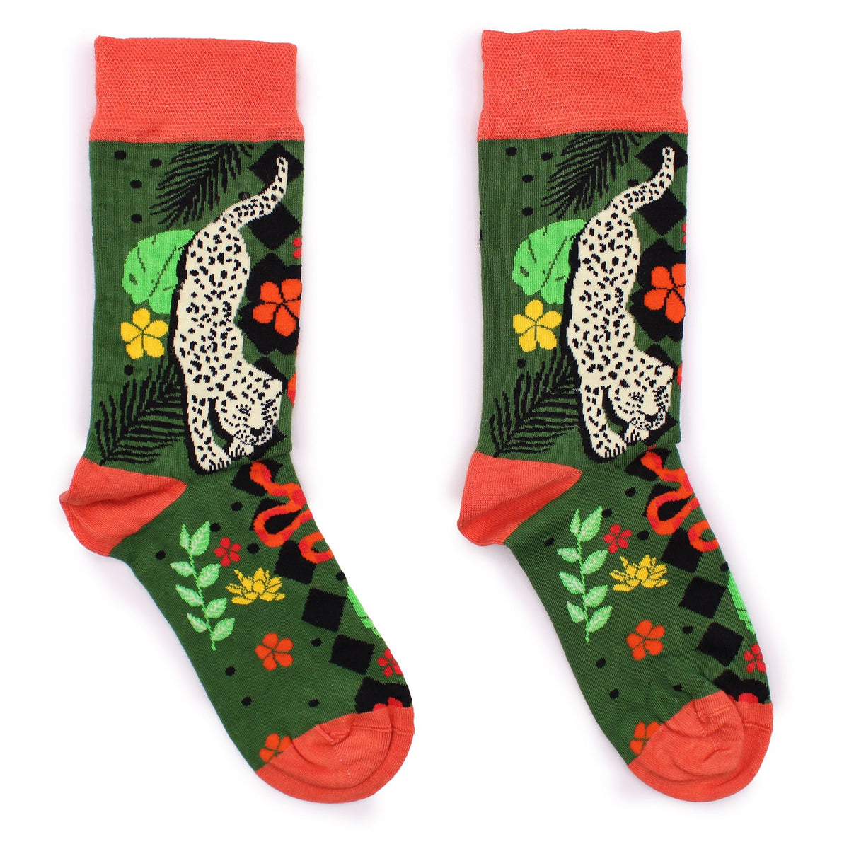 Hop Hare Bamboo Socks Bali Jungle Print (36-40) – view 2
