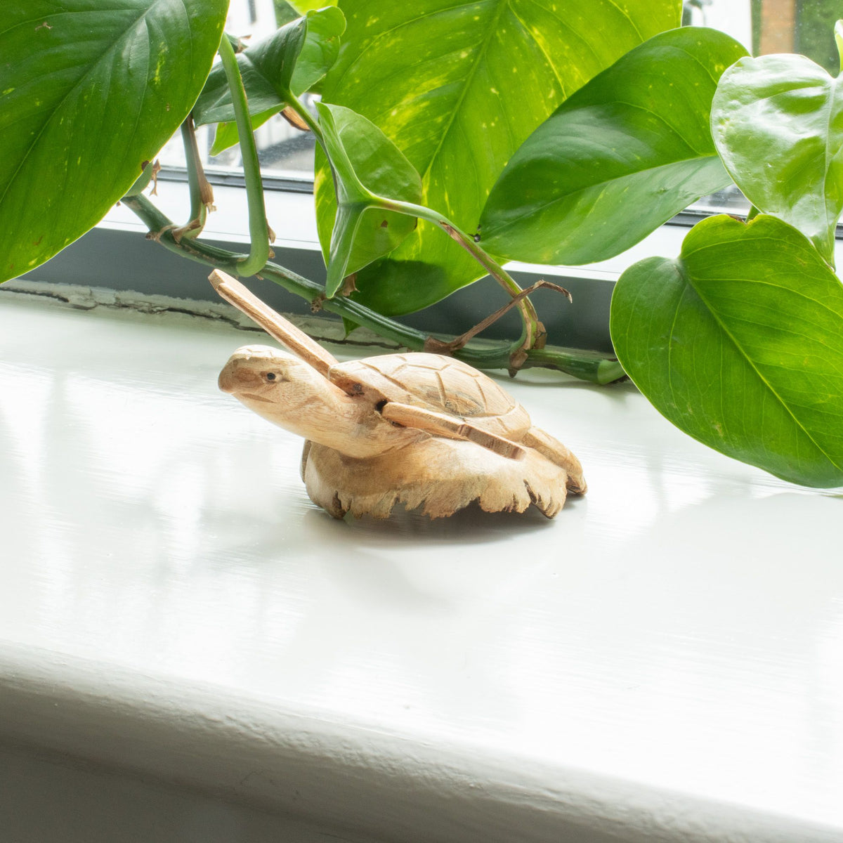 Parasite Wood Carving - Rising Sea Turtle – view 4