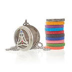 Aromatherapy Diffuser Necklace - Yoga Chakra 30mm – view 4