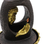 Golden Buddha Tabletop Water Feature, Vitarka Mudra – view 2
