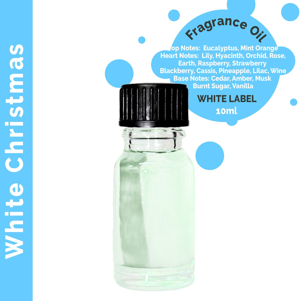 White Christmas Fragrance Oil 10ml – Pack of 10