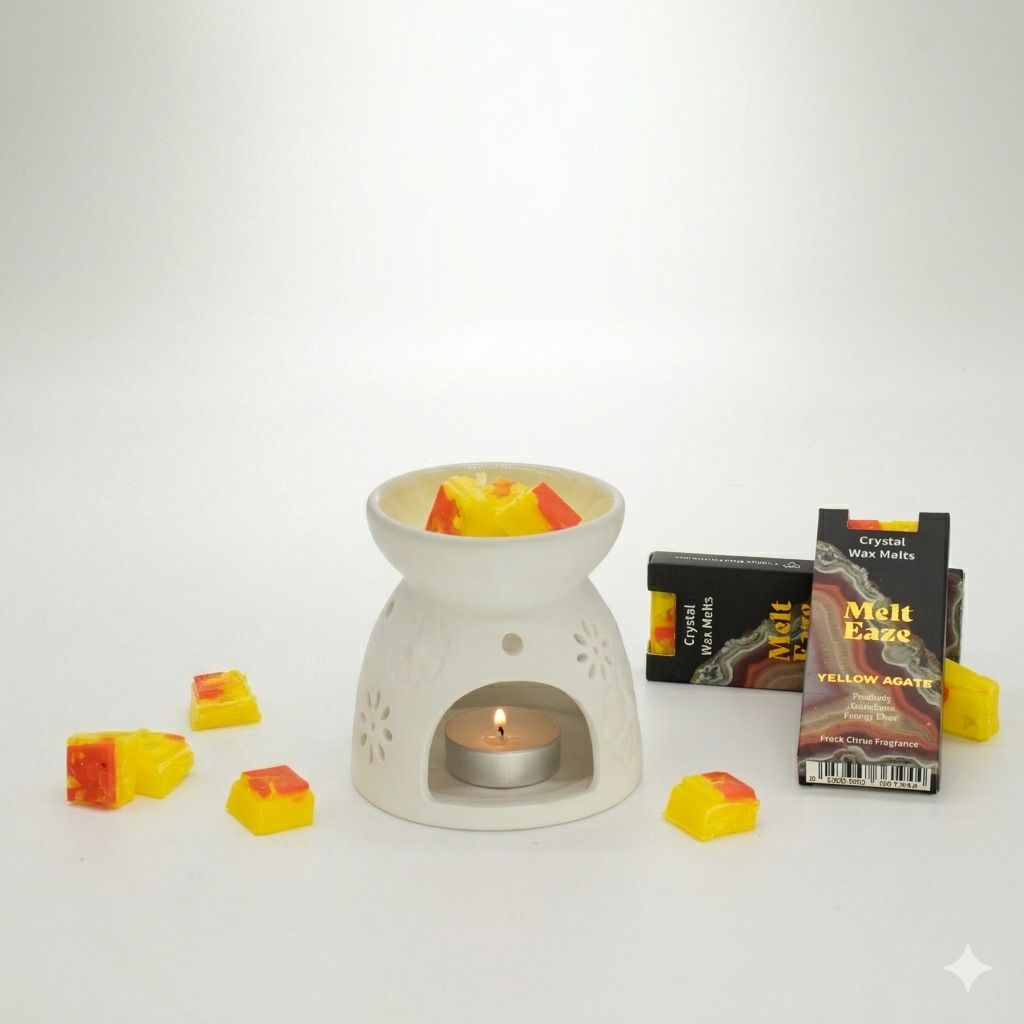 Yellow Agate Wax Melts 50g - Fresh Citrus – view 6