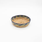 Straw & Seagrass Tray Baskets, Green and Blue, Set of 3 – view 6