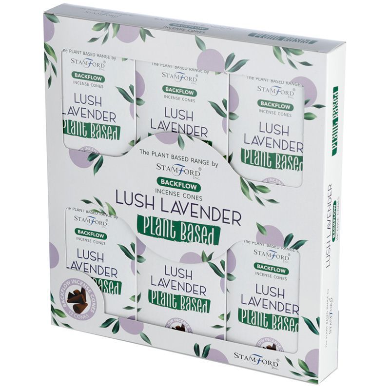Stamford Backflow Incense Cones - Lush Lavender, 12 Pack – view 3