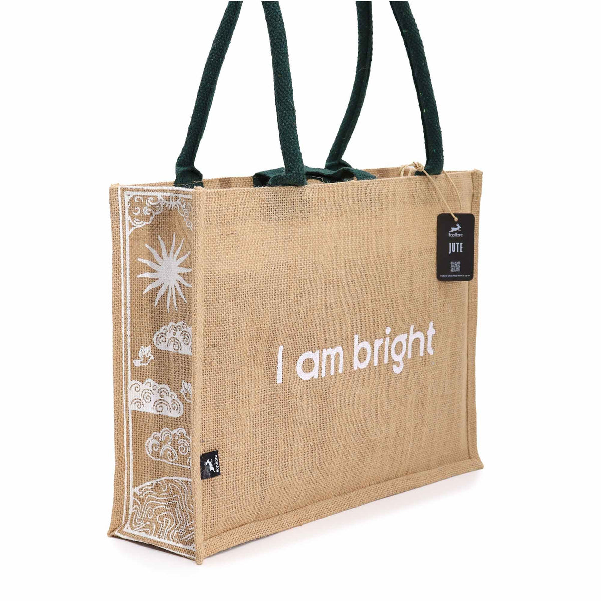 Hop Hare Jute Bag - I am Bright – view 9