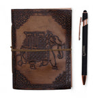 Assorted Esoteric Leather Notebooks, Set of 8 – 15x11 cm – view 15