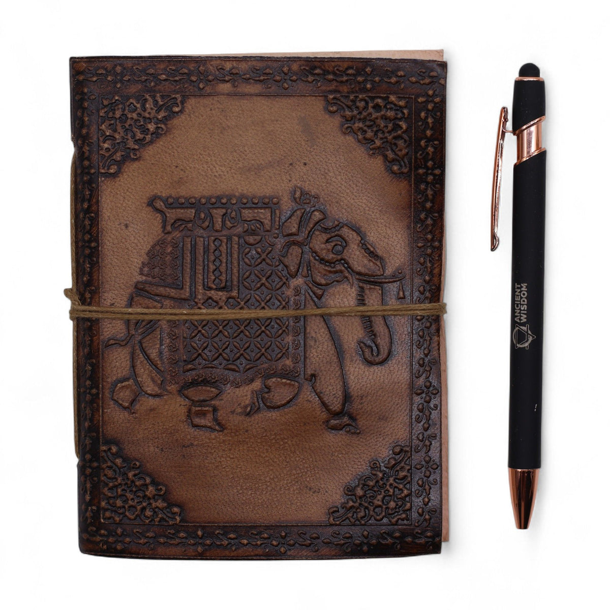 Assorted Esoteric Leather Notebooks, Set of 8 – 15x11 cm – view 15
