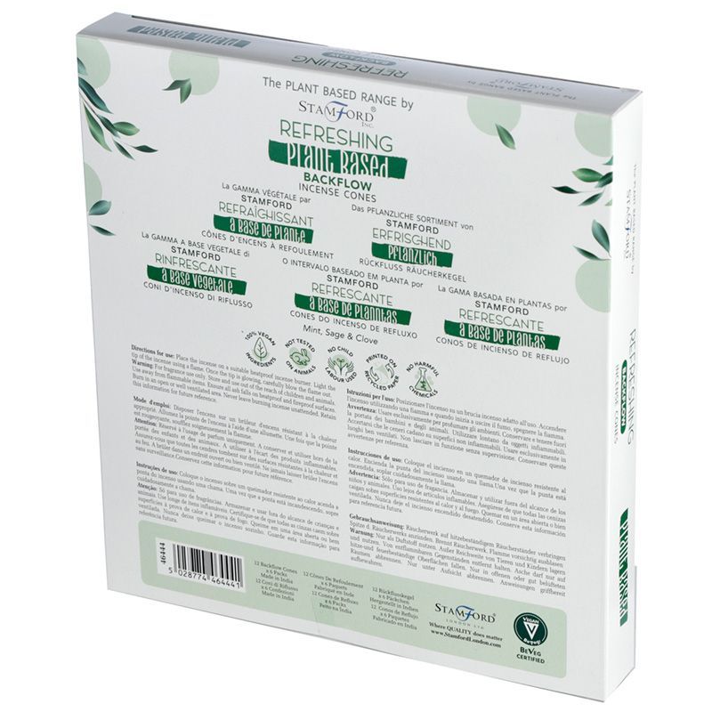 Stamford Backflow Incense Cones - Refreshing, 12 Pack – view 3