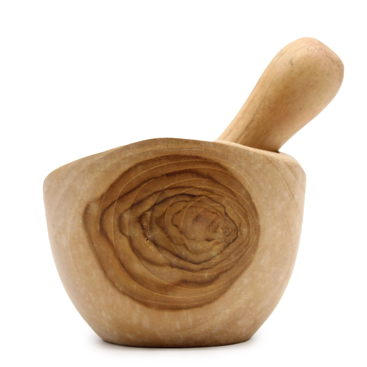 Ergo Teak Pestle and Mortar - Medium, 11 x 11 cm – view 5