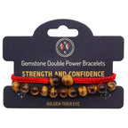 Tiger Eye Double Power Bracelet Set – view 2