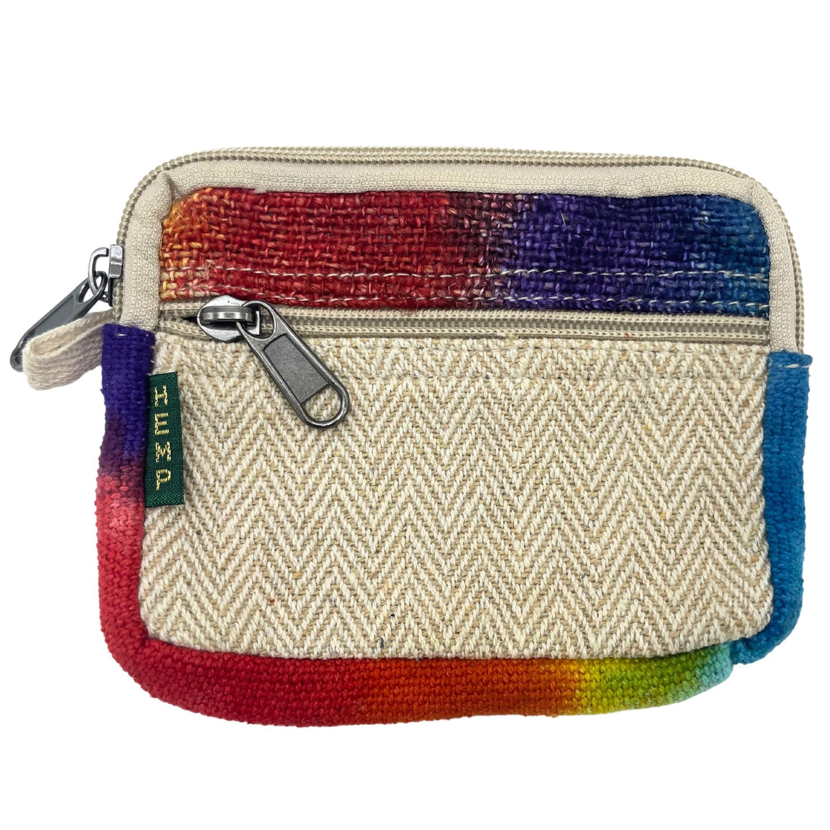 Tie-Dye Hemp Square Pouch