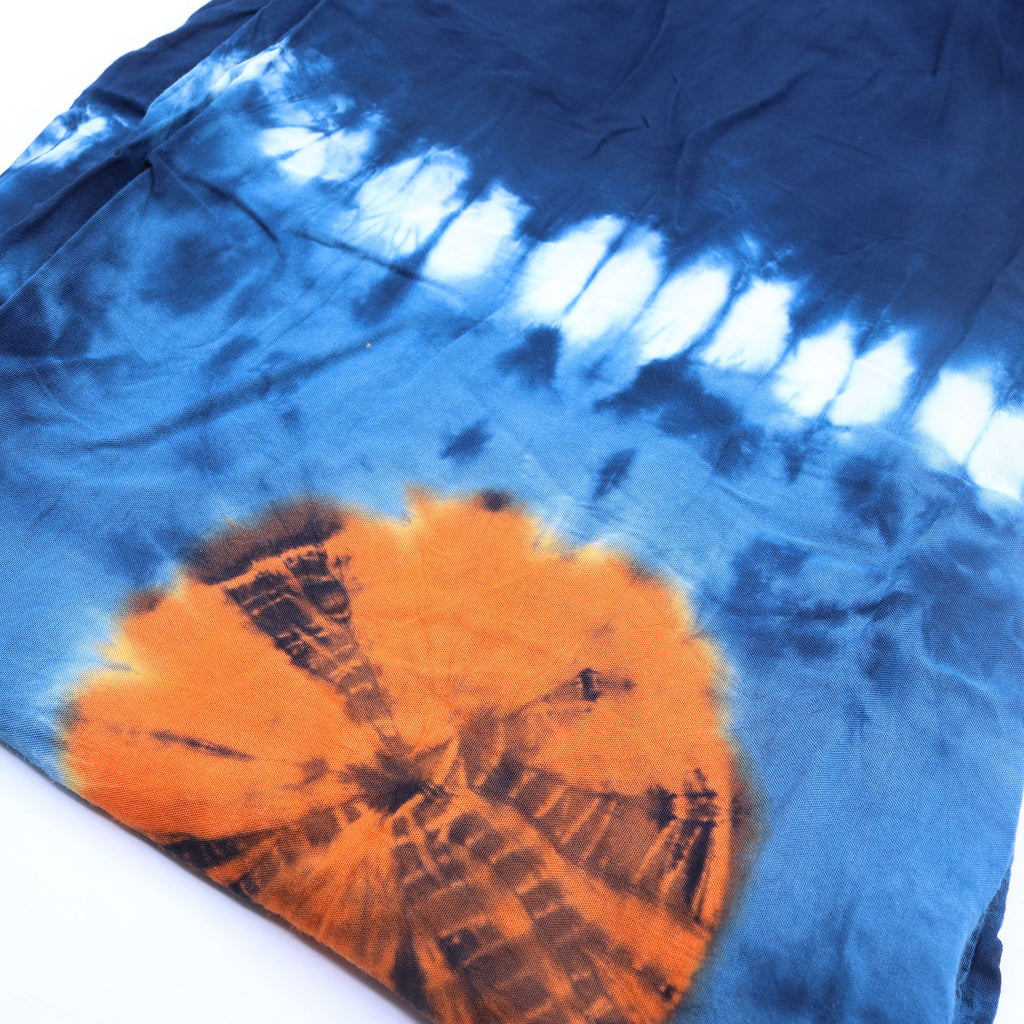 Japanese Style Lounge Pants - Teal and Orange - L – view 3