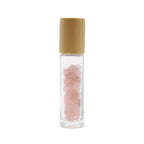 Rose Quartz Roller Bottle with Wooden Cap - 5ml – view 2