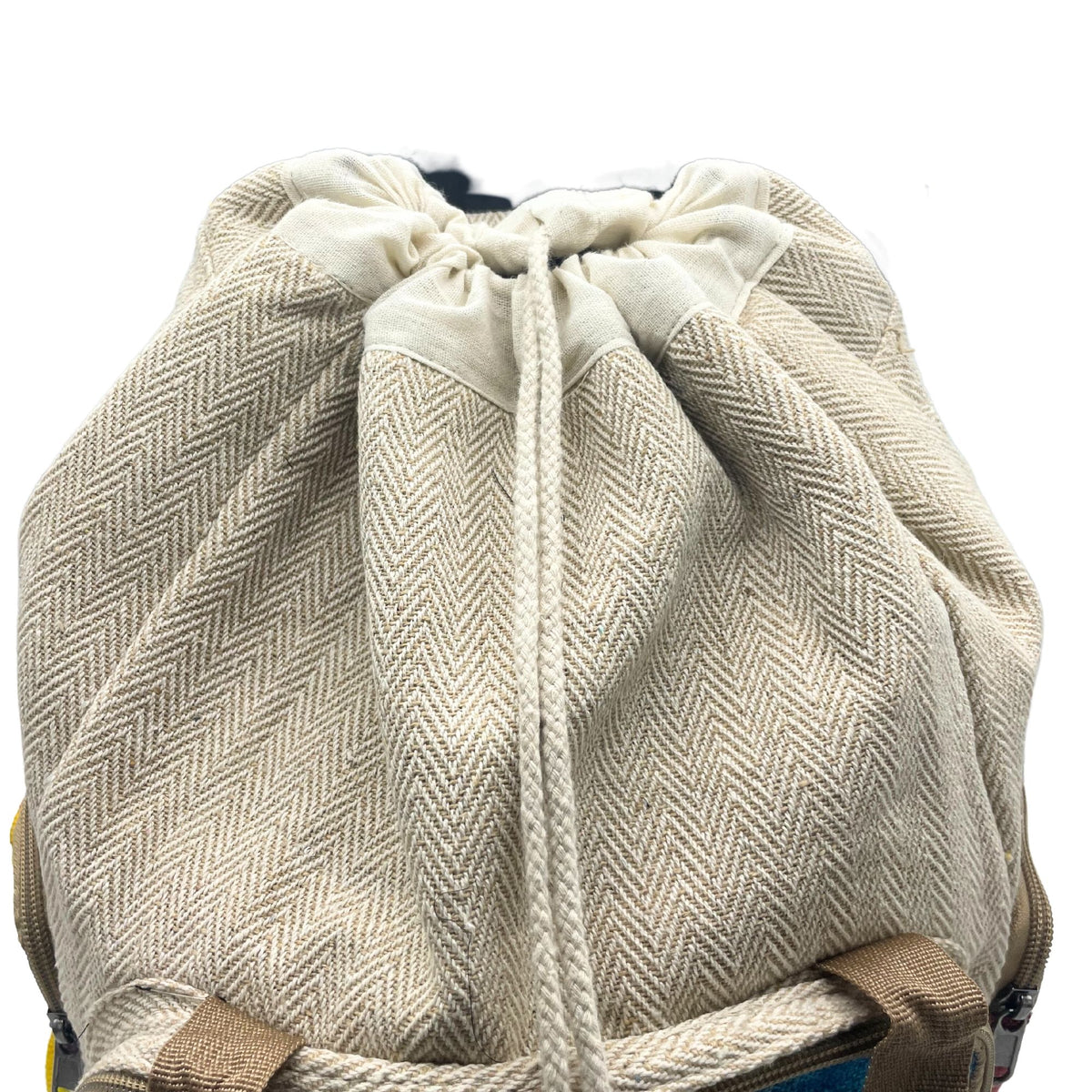 Tie-Dye Hemp Large Square Backpack – view 2
