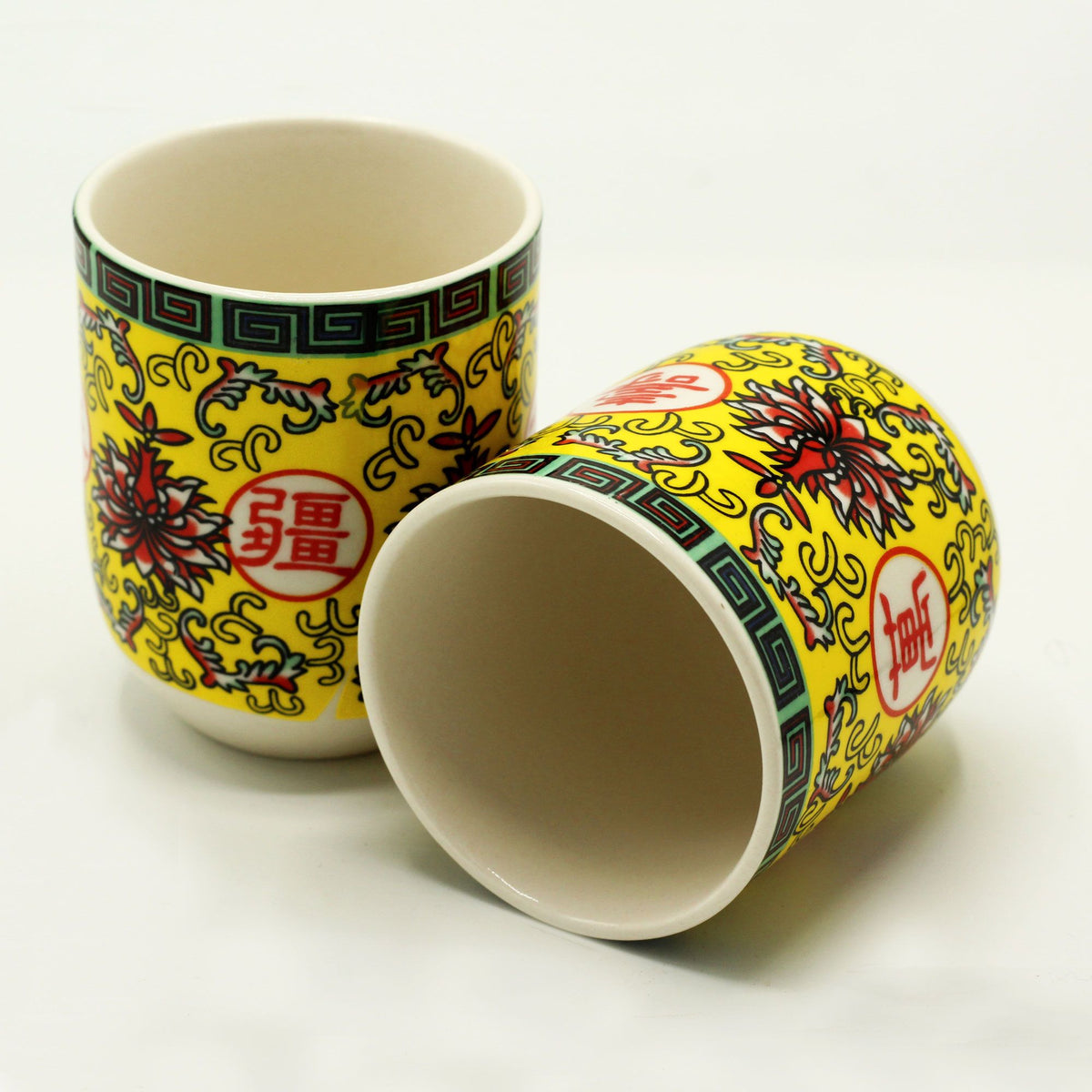 Long Life Oriental Design Herbal Tea Cups - Set of 6 – view 2