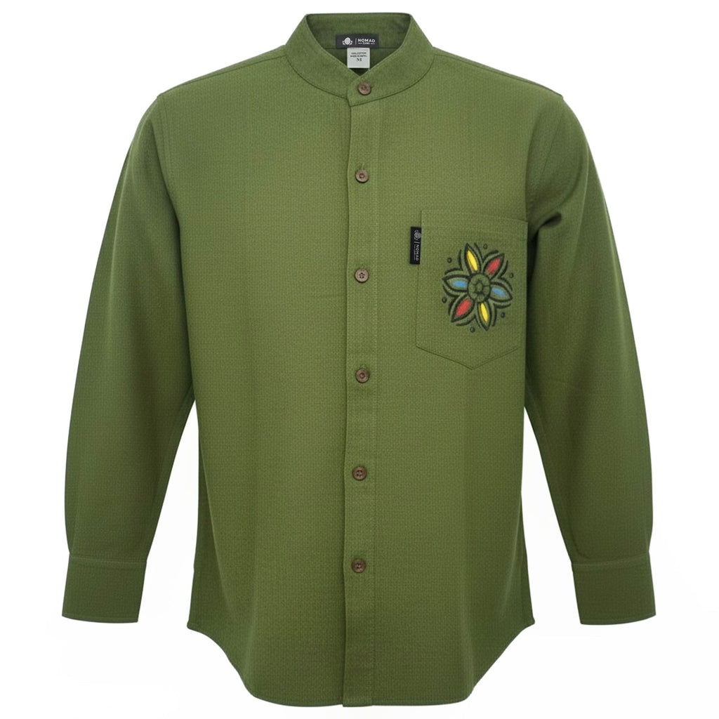 Nomad Sari Kathmandu Shirt - Forest Green - XXL – view 4