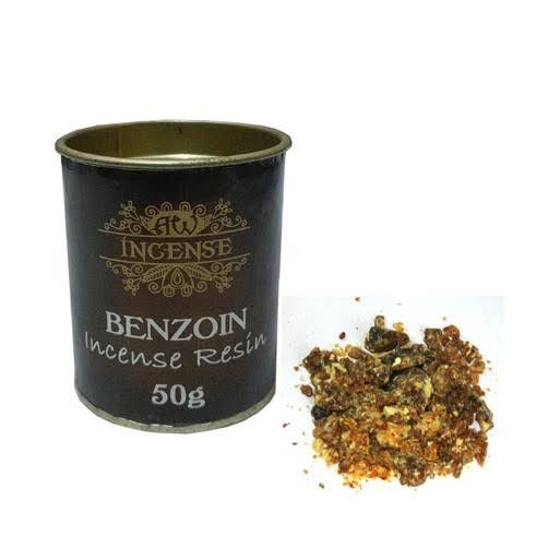Benzoin Resin Incense 50g Tub – view 2