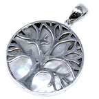 Tree of Life Silver Pendant 30mm, Mother of Pearl – view 5