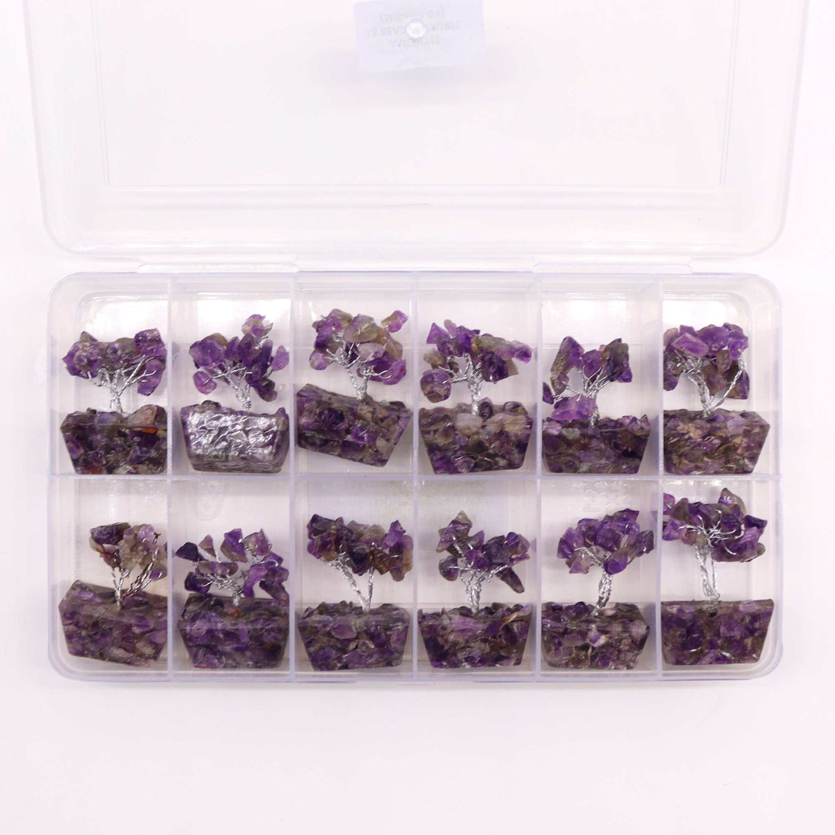 Mini Gemstone Tree on Orgonite Base, Amethyst – view 6