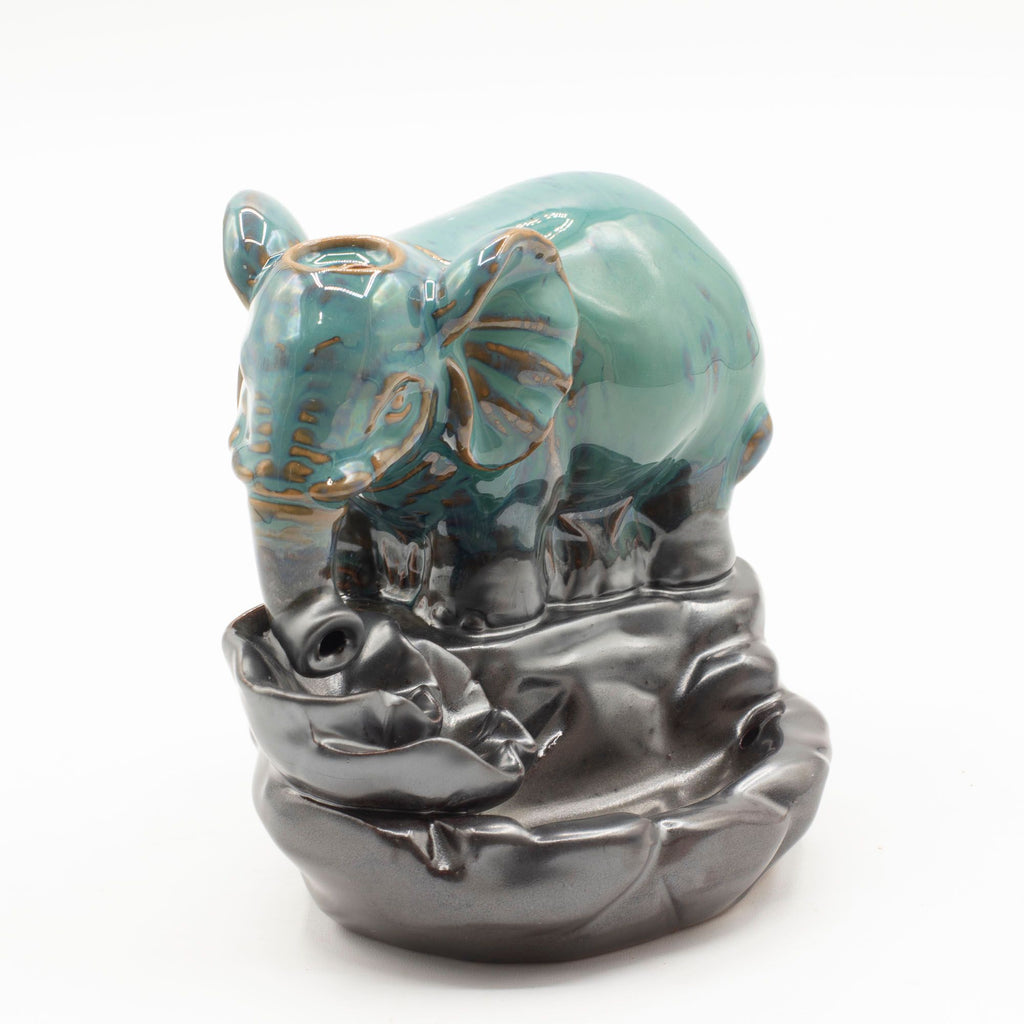 Backflow Incense Burner - Elephant at Pool – view 4