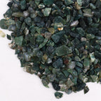 Moss Agate Gemstone Chips - 1kg Bulk Bag