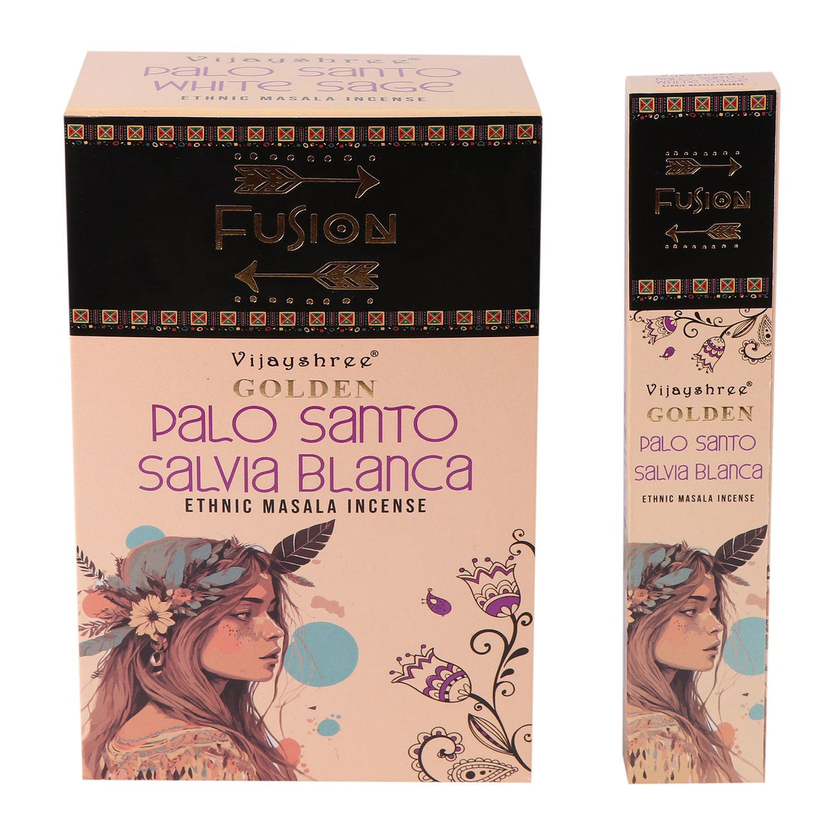 Golden Palo Santo and White Sage Incense Sticks 15g – view 4