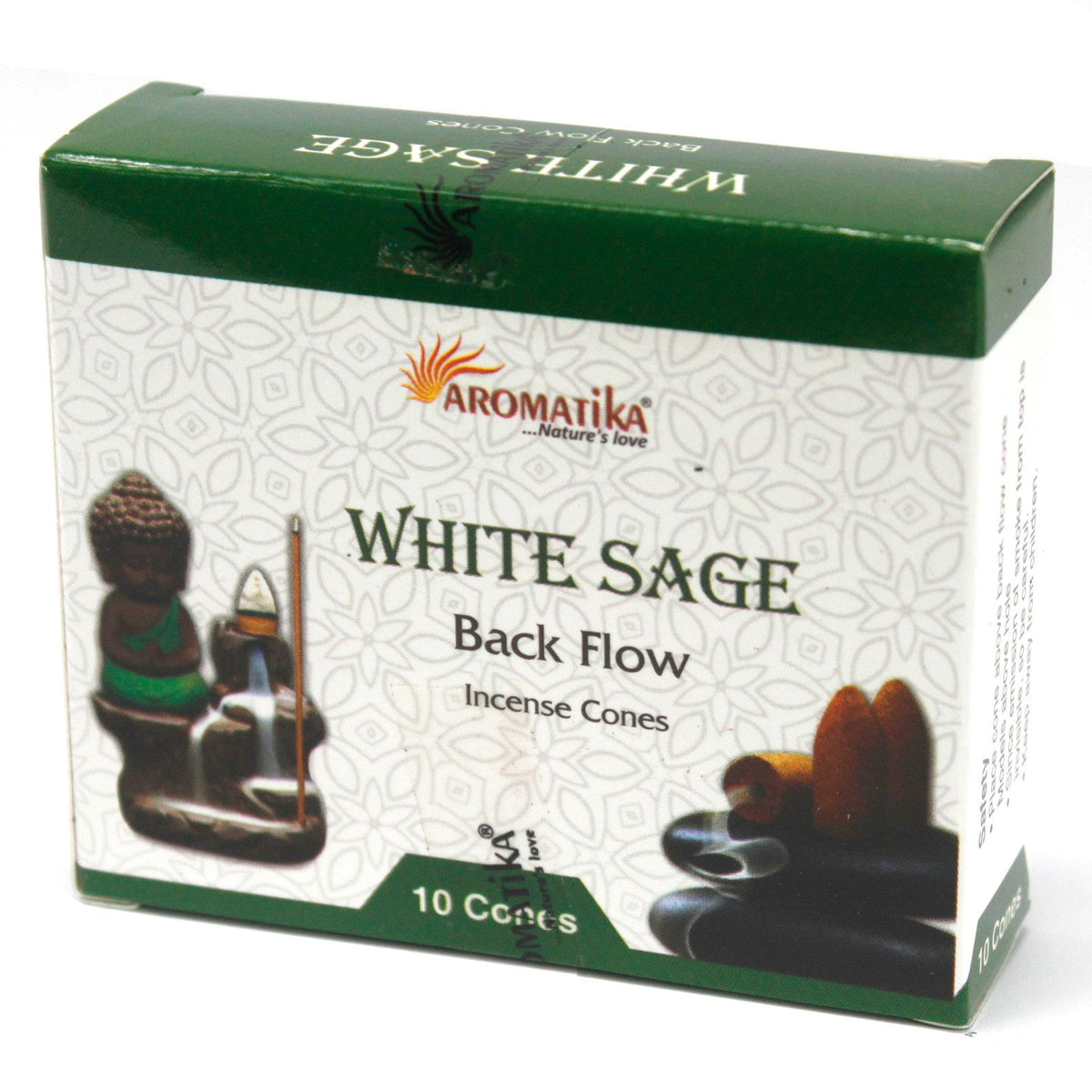 Aromatika Backflow Incense Cones - White Sage – view 2