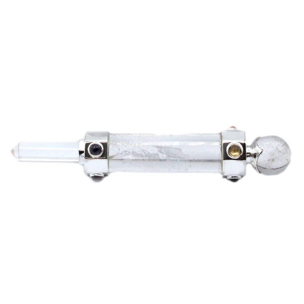 Hexagonal Crystal Healing Wand - Rock Quartz - 12cm