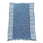 Handmade Indigo Throw - 170x120cm - Kasba Tiles – view 2