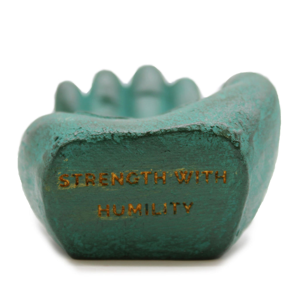 Strength Hand Incense Burner in Green