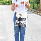 Nomad Sari Tote Bag - Mañana Mañana Print - Natural Cotton